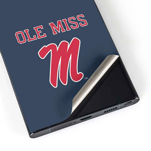 University of Mississippi Ole Miss Blue Galaxy S25 Ultra Skin